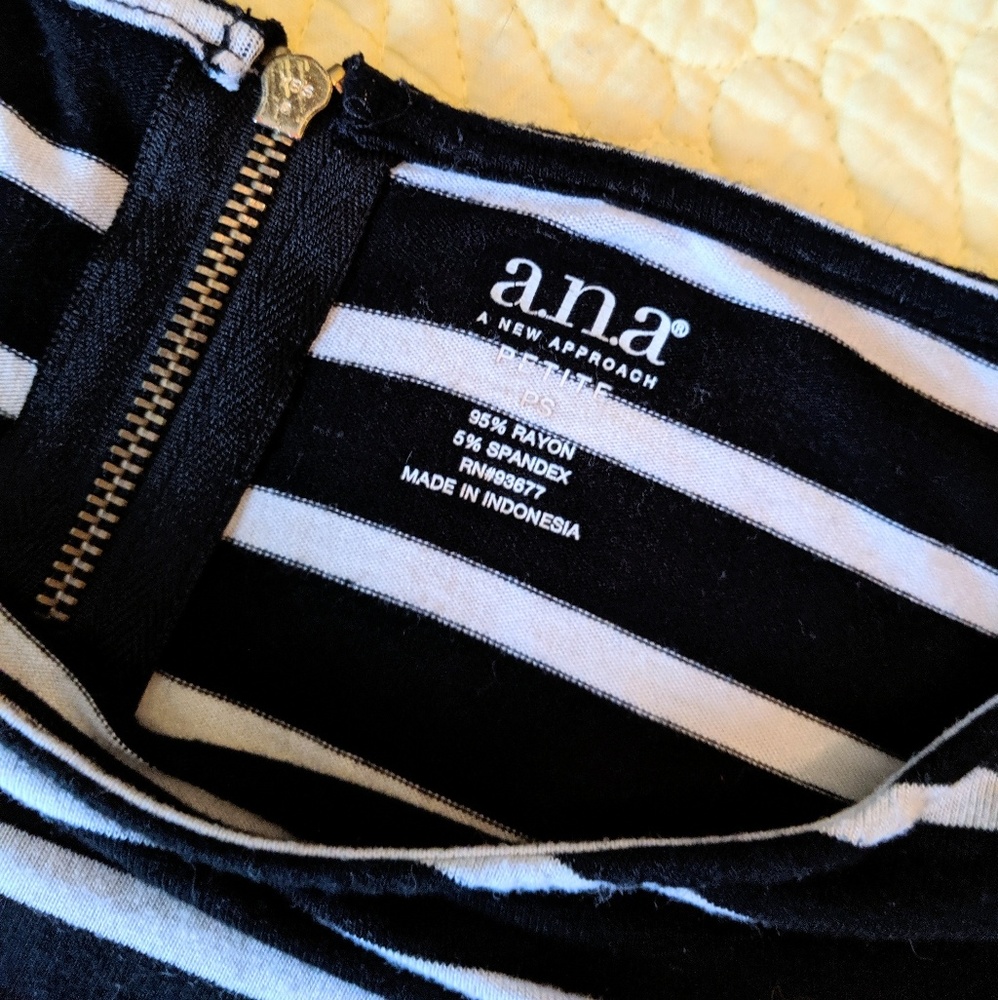 A.N.A Classic Blk/Wht Top - Picture 4 of 6